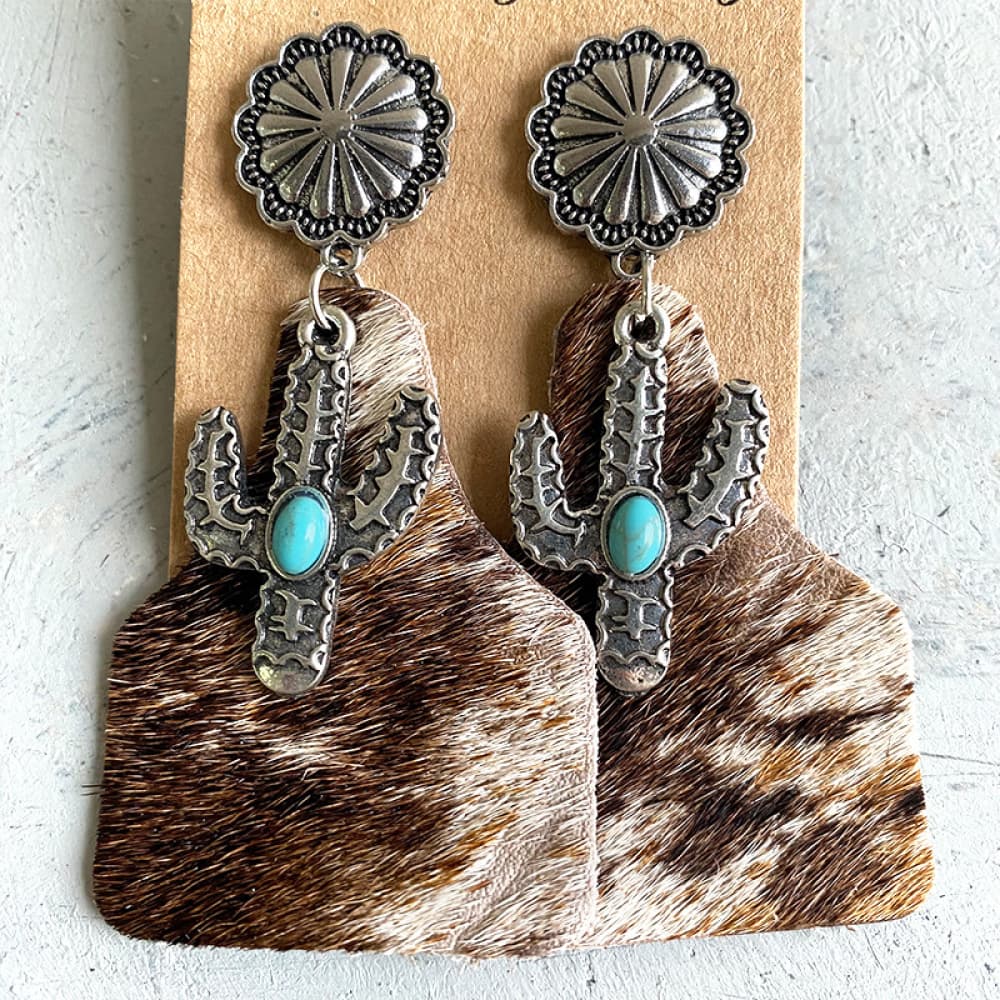 Cactus Tag | Earrings