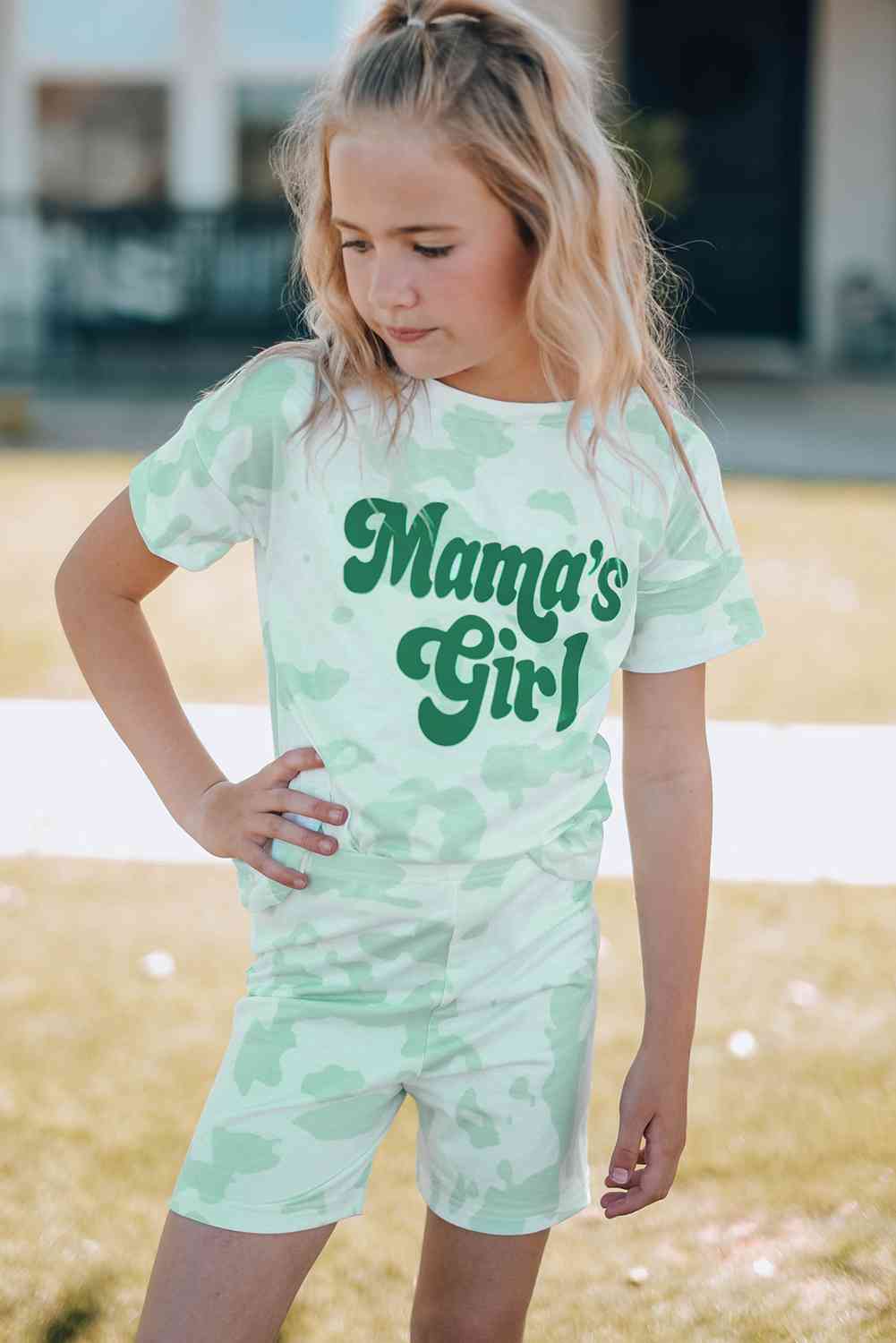 Mint Mama's Girl | Graphic Lounge Set
