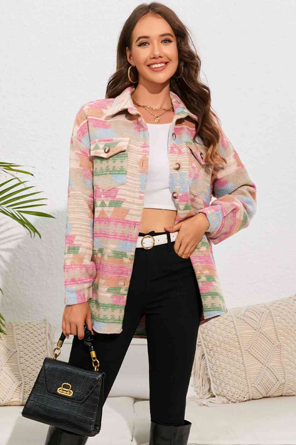 Aztec button Down | Jacket