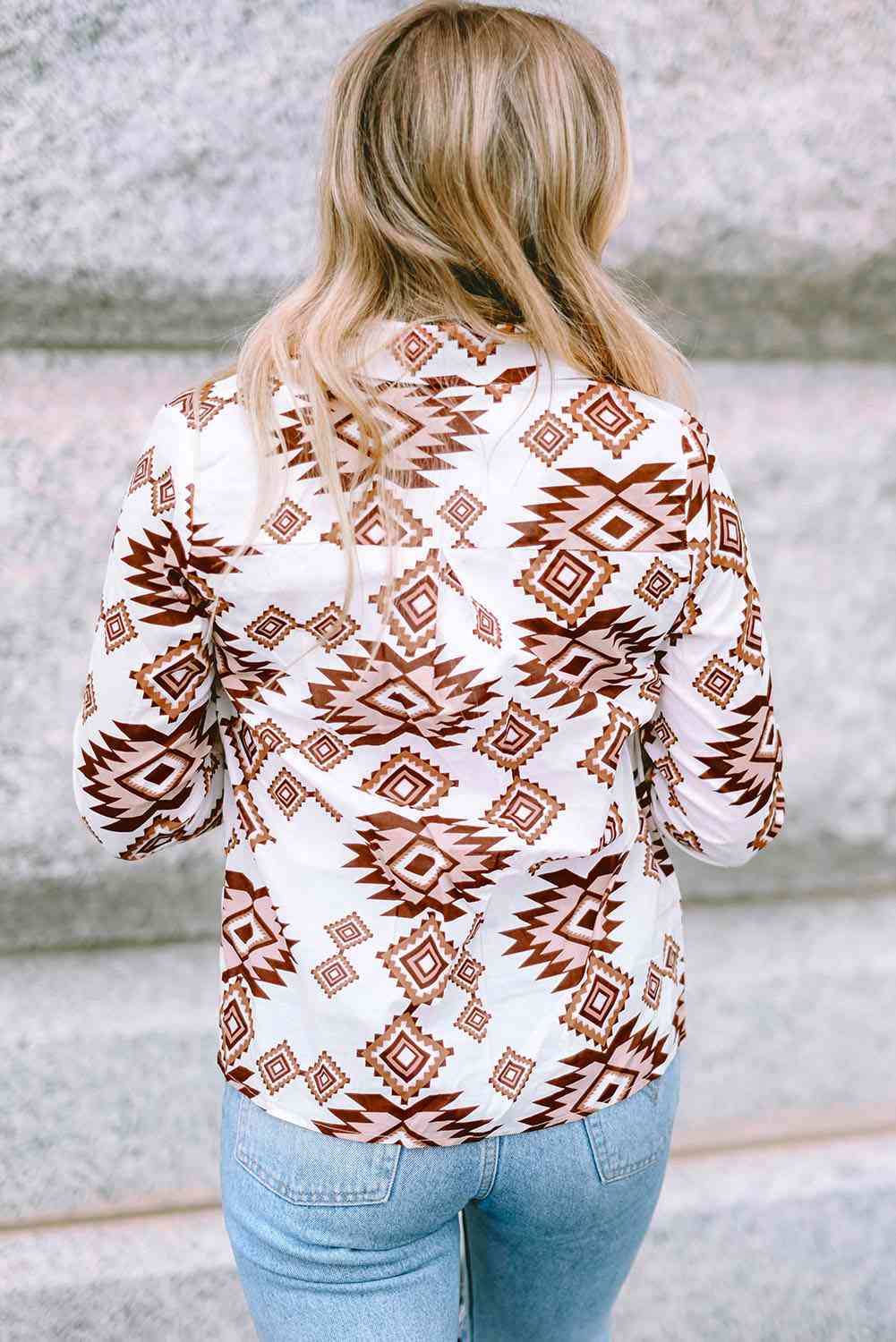 Aztec Button Down | Long Sleeve Shirt