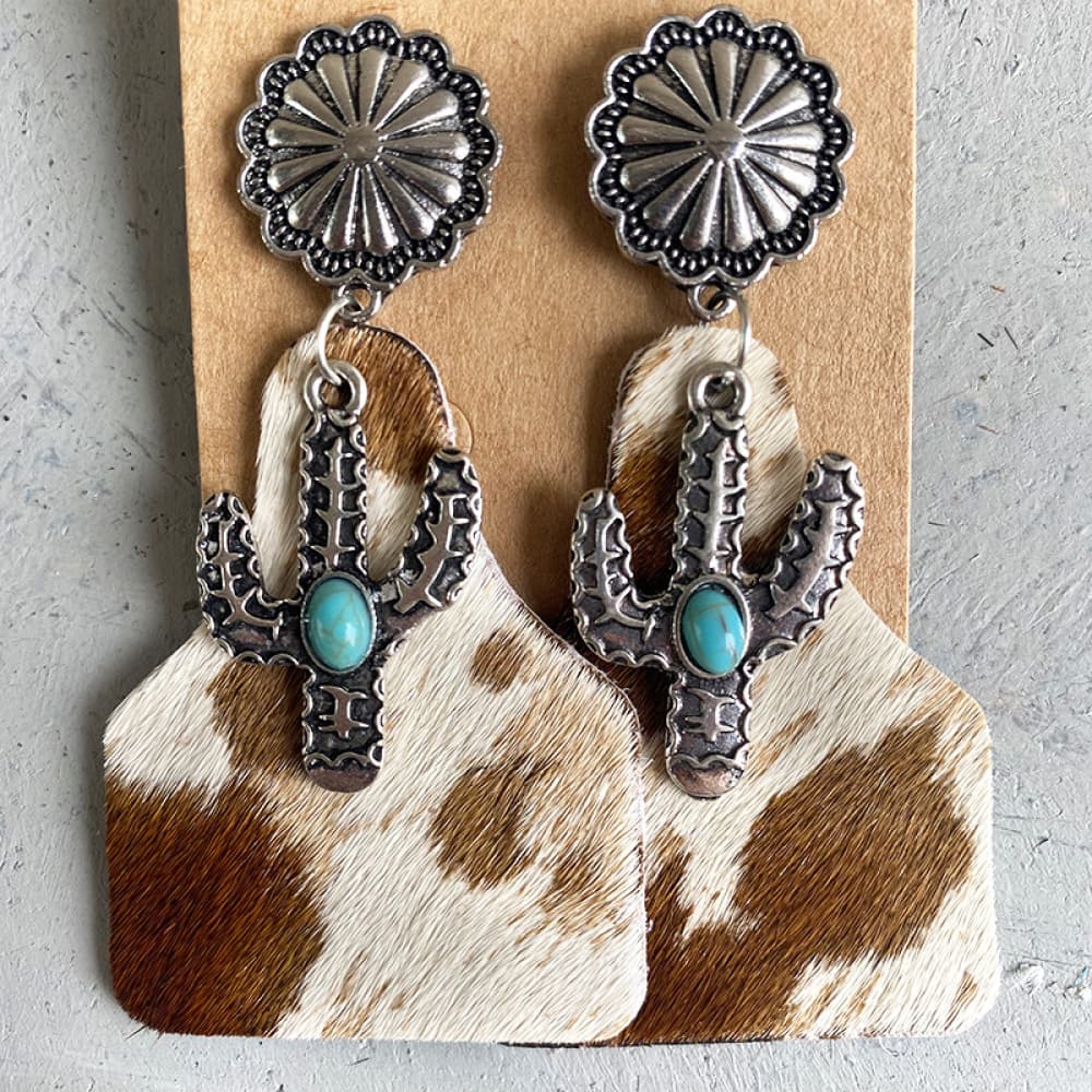 Cactus Tag | Earrings