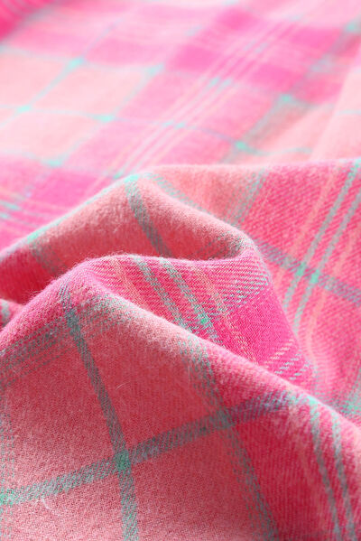 Pink Plaid Button Up | Shirt