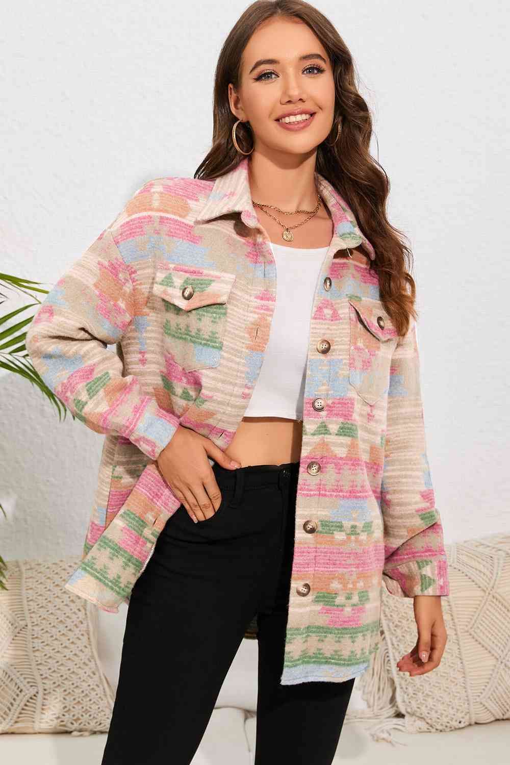 Aztec button Down | Jacket