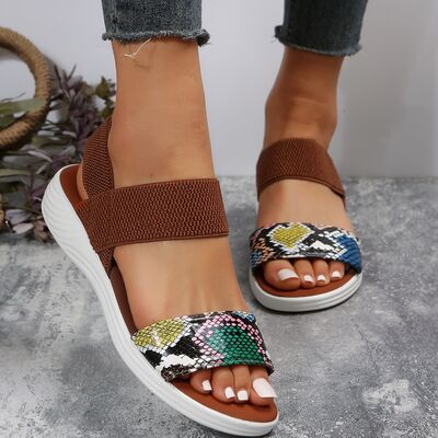Open Toe Low Heel | Sandals