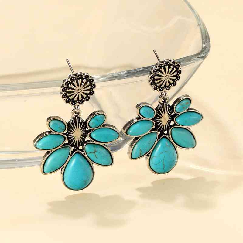 Turquoise Flower | Earrings
