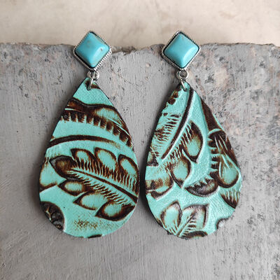 Country/Western Print | Teardrop Earrings