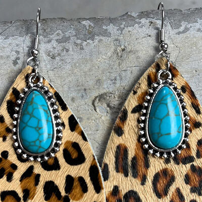 Hair on Hide | Teardrop Earrings