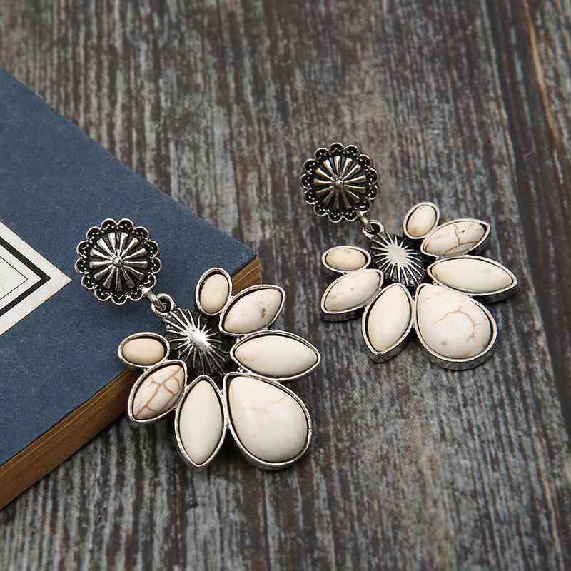 Turquoise Flower | Earrings