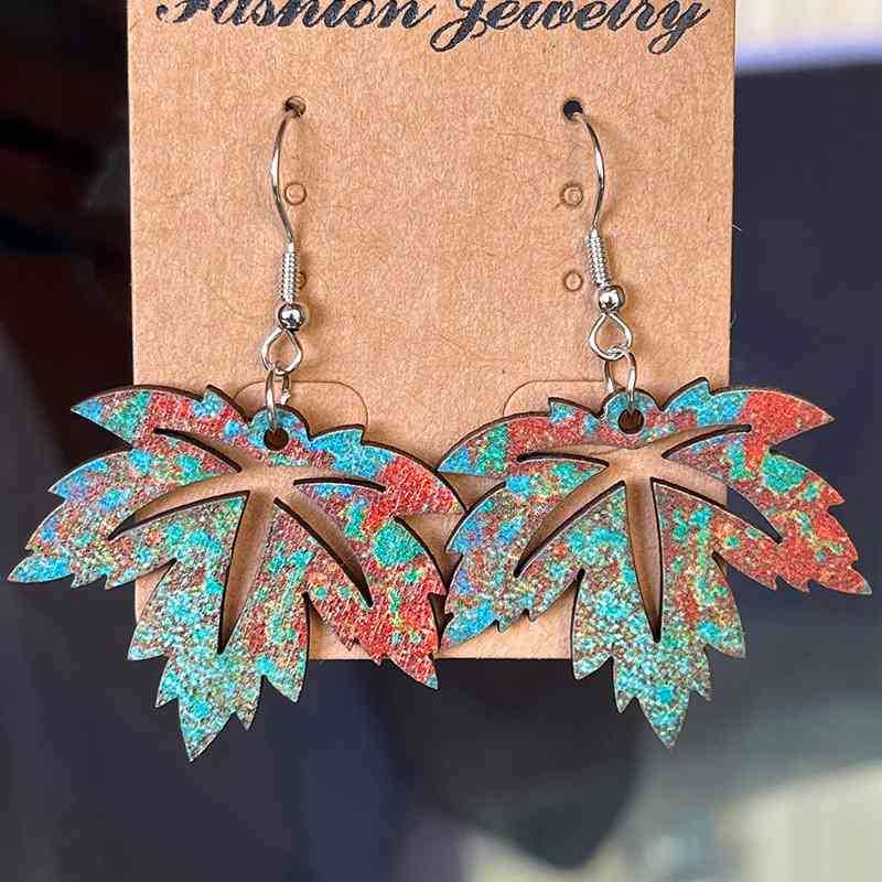 Fall Wooden Dangle | Earrings
