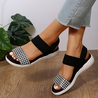 Open Toe Low Heel | Sandals