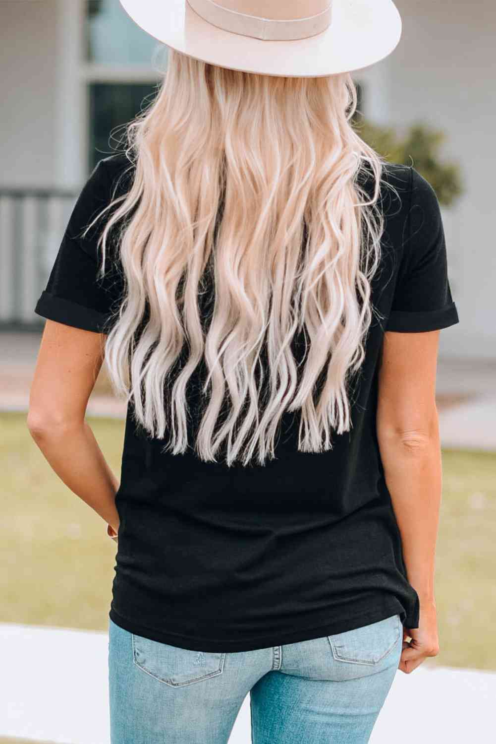 Turquoise Aztec | Graphic Tee