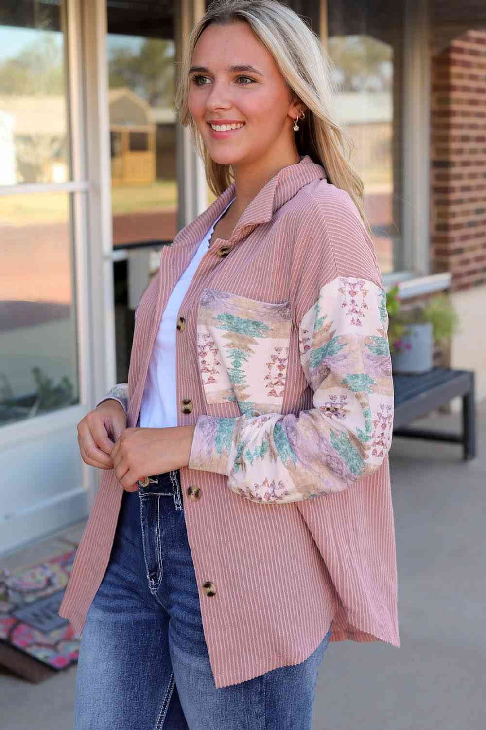 Corduroy Aztec | Top