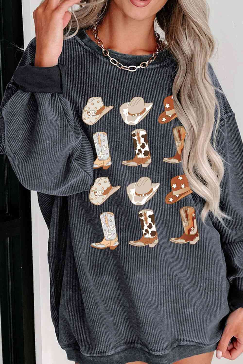 Boots & Hats | Sweatshirt