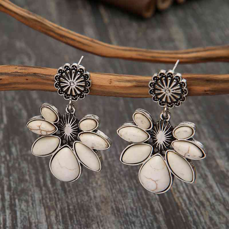Turquoise Flower | Earrings