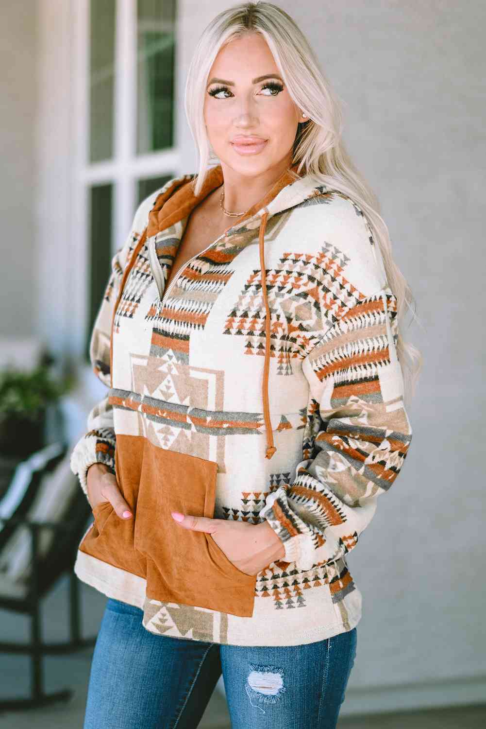 Ochre Quarter-Zip | Hoodie