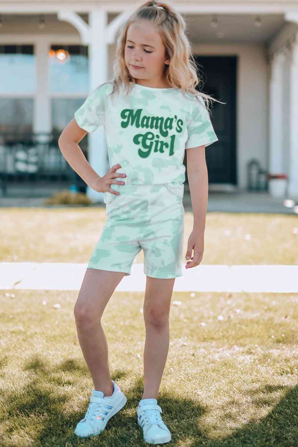 Mint Mama's Girl | Graphic Lounge Set