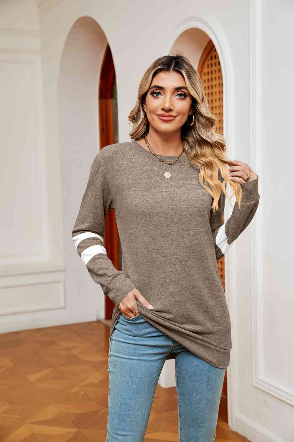 Varsity |Long Sleeve Top