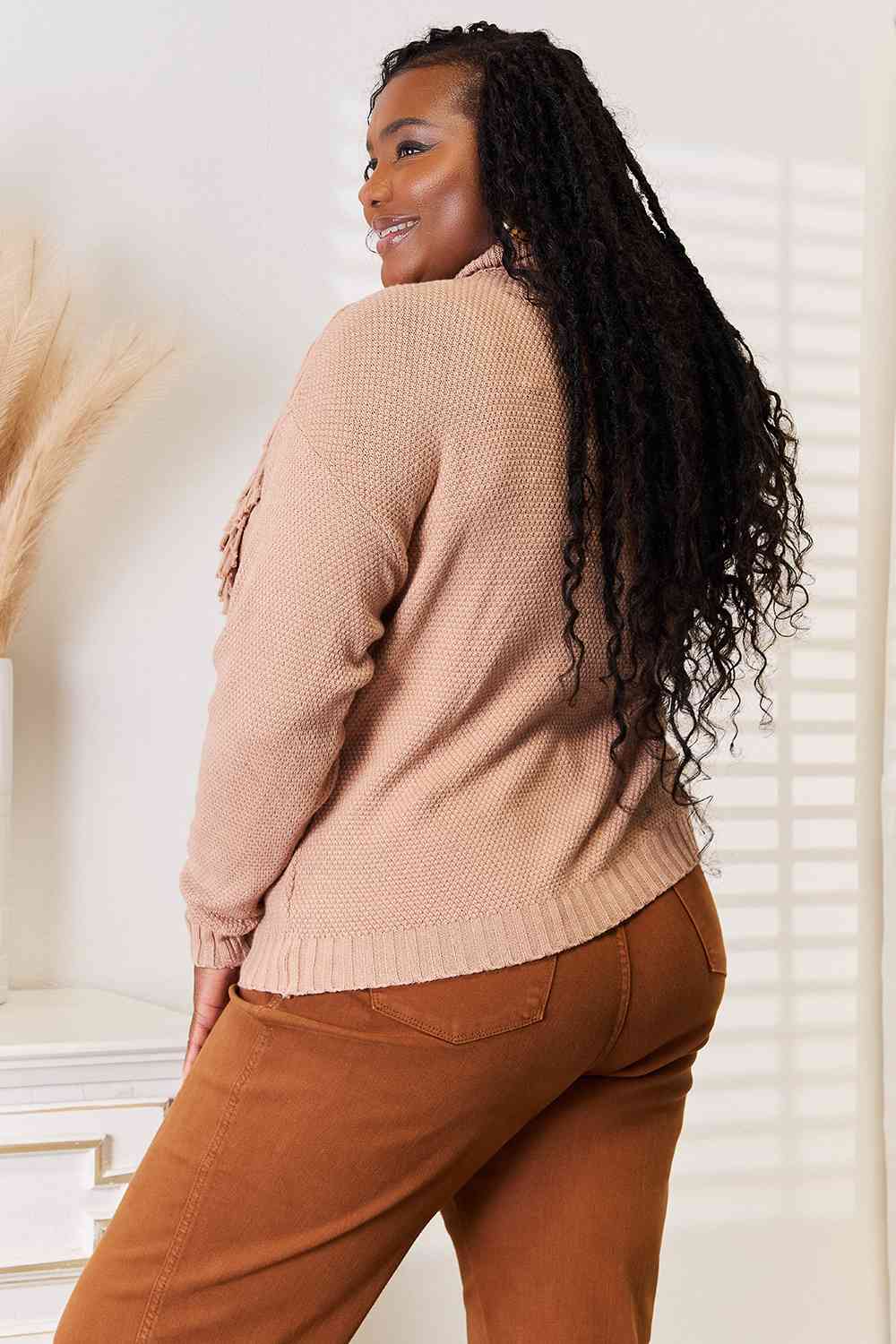 Turtleneck Fringe | Sweater