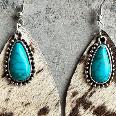 Hair on Hide | Teardrop Earrings