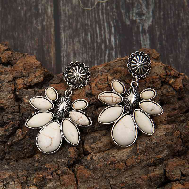 Turquoise Flower | Earrings