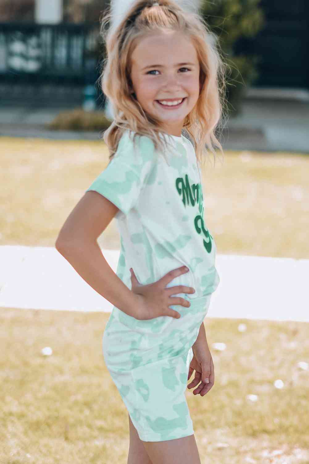 Mint Mama's Girl | Graphic Lounge Set