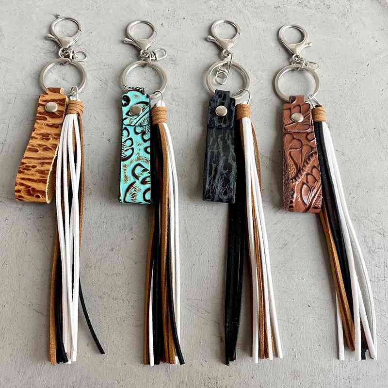 Genuine Leather Tassel | Keychain