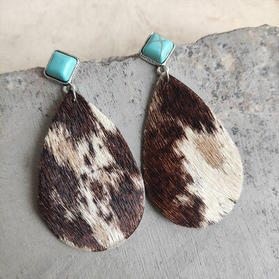 Country/Western Print | Teardrop Earrings