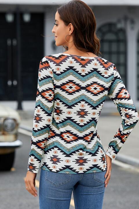 Southwestern | Long Sleeve Top