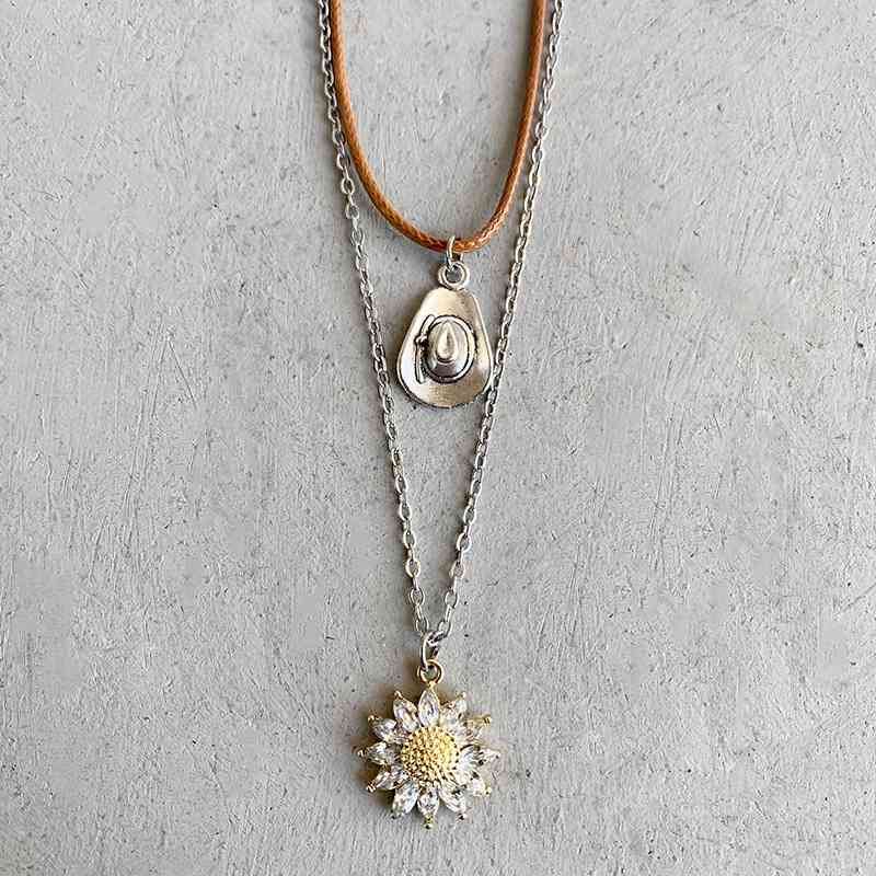 Sunflower Pendant | Necklace Set