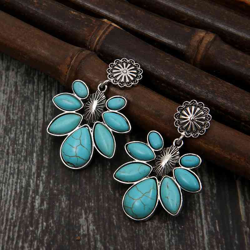 Turquoise Flower | Earrings