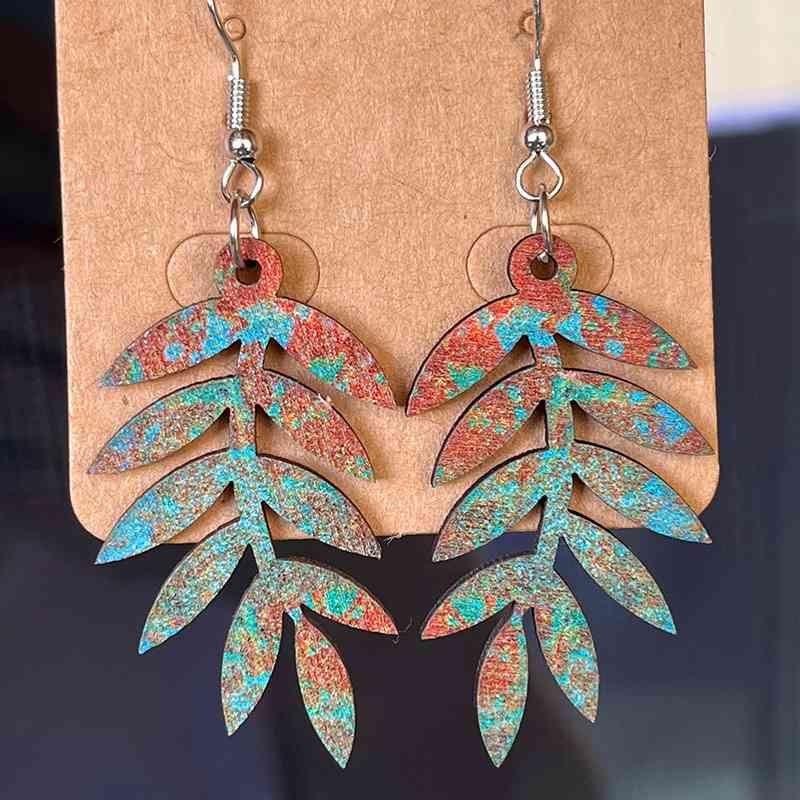Fall Wooden Dangle | Earrings