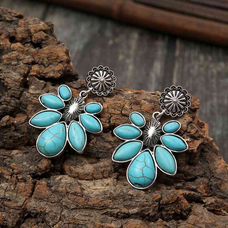 Turquoise Flower | Earrings