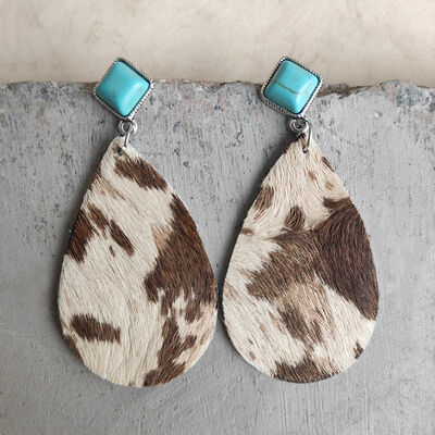 Country/Western Print | Teardrop Earrings