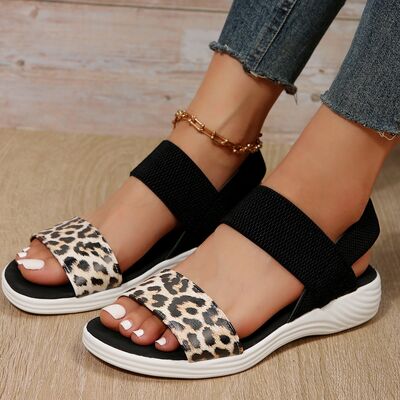 Open Toe Low Heel | Sandals