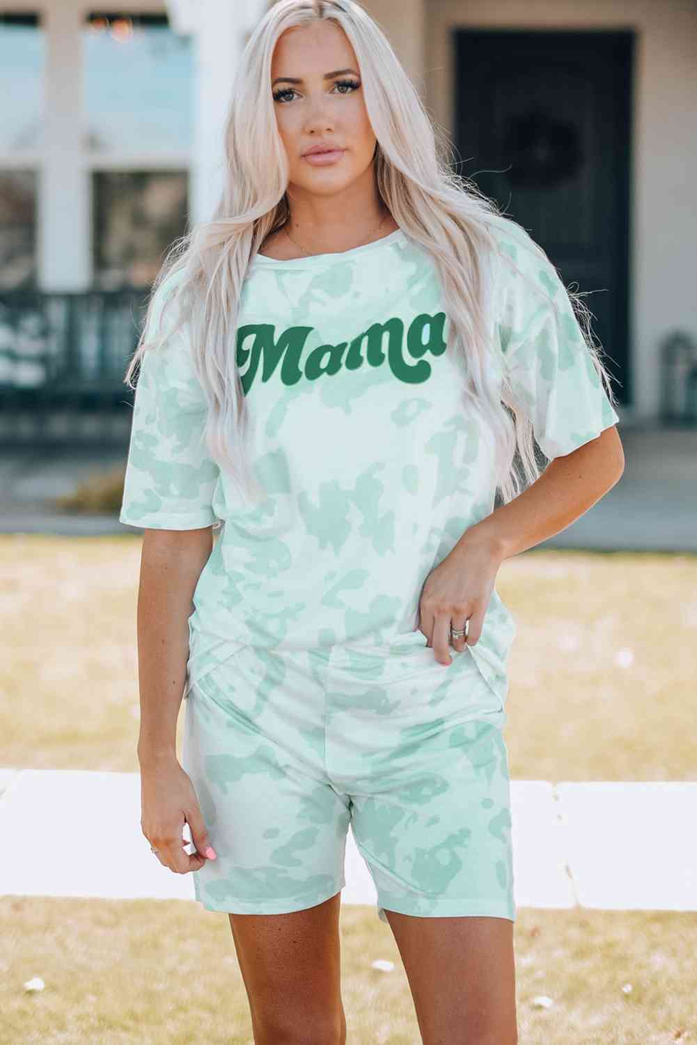 Mint Mama | Graphic Lounge Set