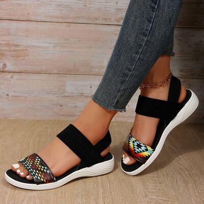 Open Toe Low Heel | Sandals