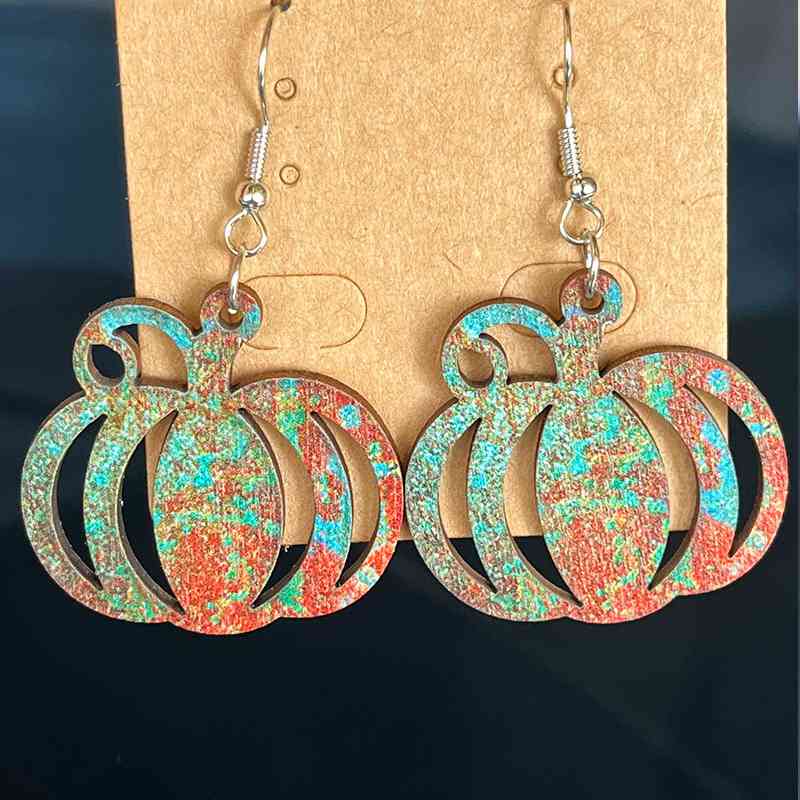 Fall Wooden Dangle | Earrings