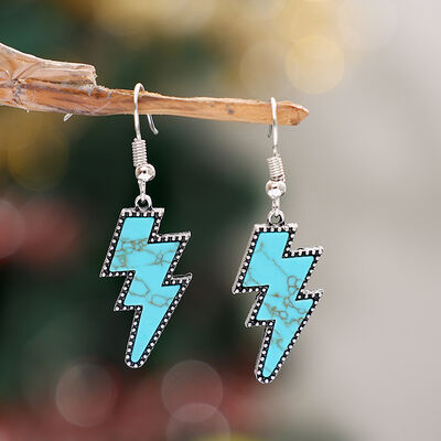 Turquoise Lightning | Earrings