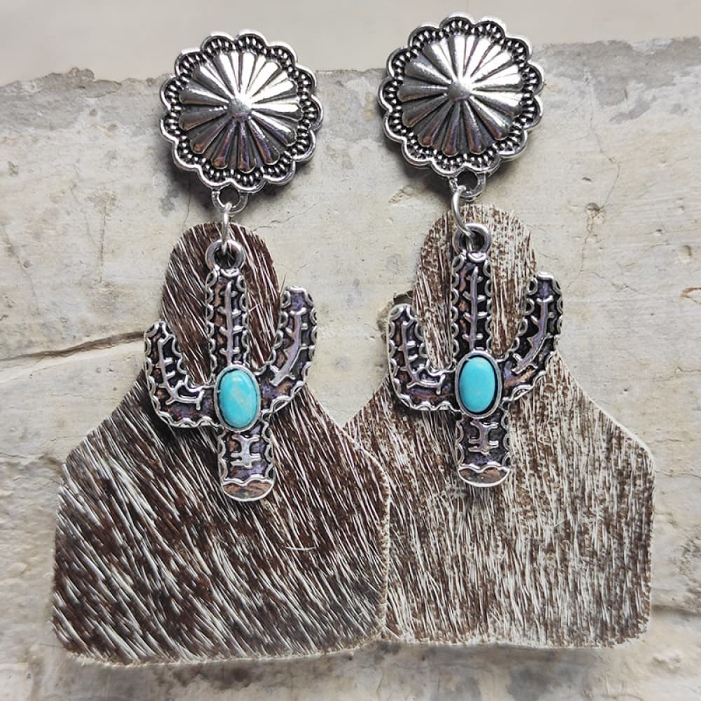 Cactus Tag | Earrings