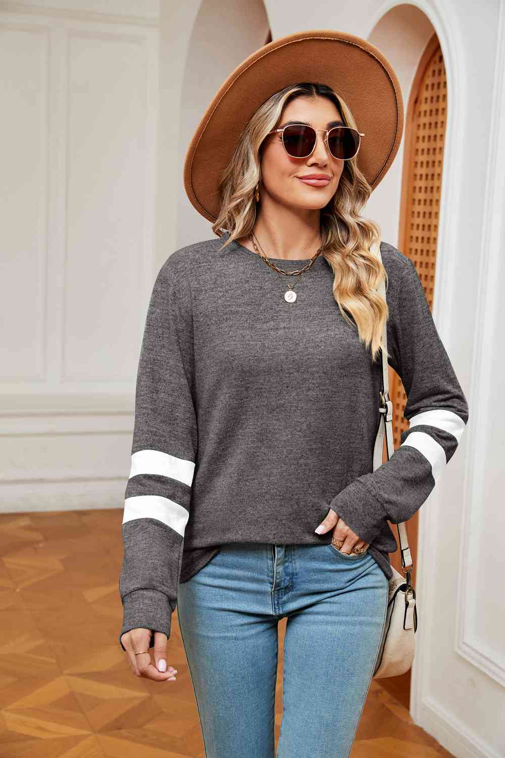Varsity |Long Sleeve Top