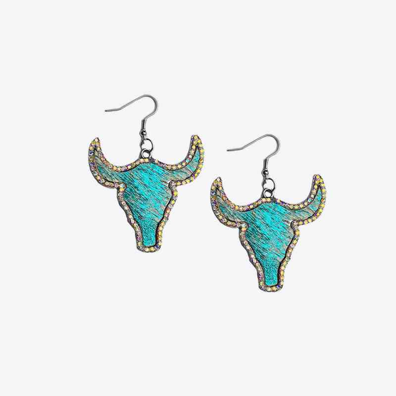 Rhinestone Bull |Earrings