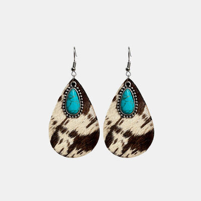 Hair on Hide | Teardrop Earrings