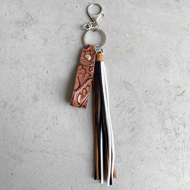 Genuine Leather Tassel | Keychain