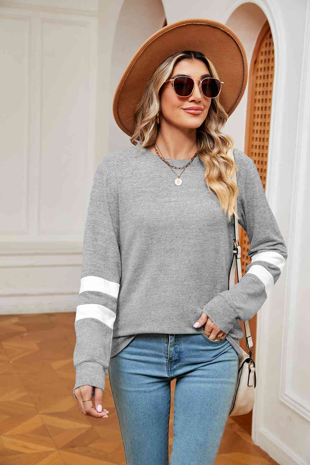Varsity |Long Sleeve Top