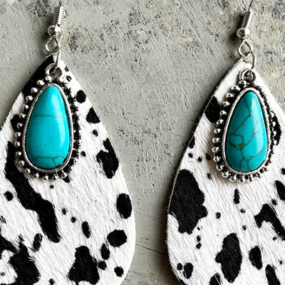 Hair on Hide | Teardrop Earrings