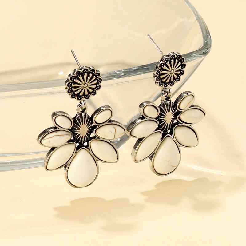 Turquoise Flower | Earrings