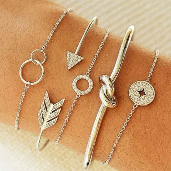 Arrow Stacked | Bracelet Set