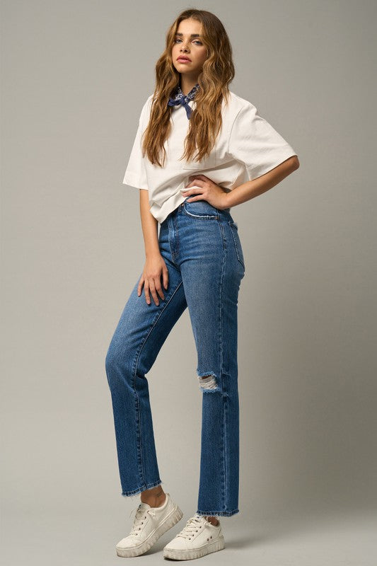 High Rise Straight | Jeans