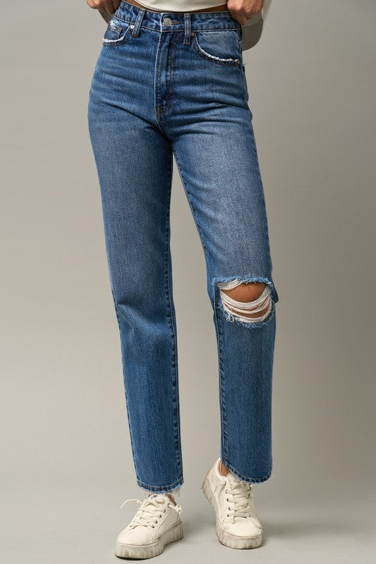 High Rise Straight | Jeans