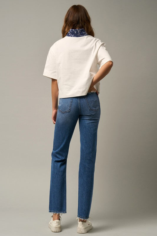 High Rise Straight | Jeans